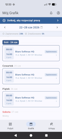 Aplikacja mobilna PlanujGrafik - Grafik zawsze pod ręką